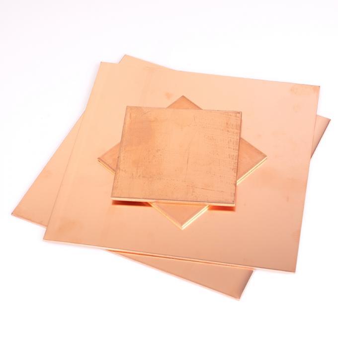 C1100 Electrolytic Tungsten Copper Nickel Plates / Sheets For Battery 0