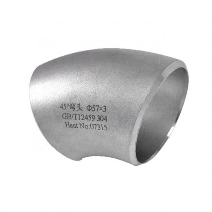 Stainless Steel 304 316L 30 Degree DIN Welding Elbow Pipe Fittings 3