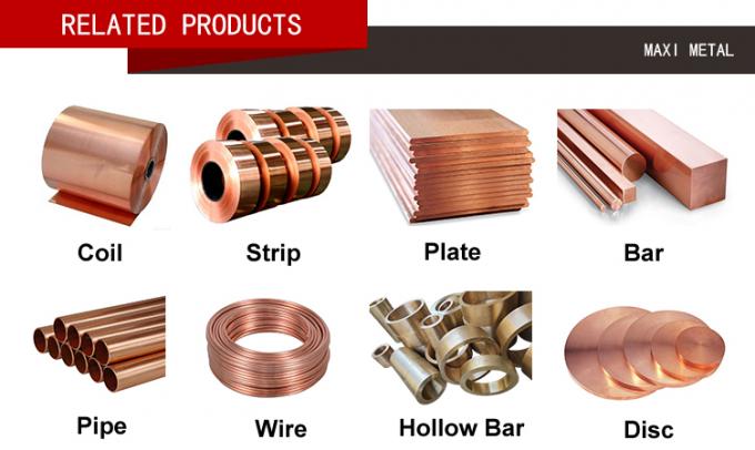 Polished Copper Pipe Medical Degreased Copper Tube 15mm 22mm 2