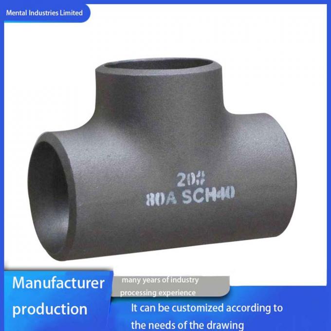 Copper Nickel Equal Tee UNS C71500 SMLS Butt Welding Pipe Fittings for High Temperature Applications 4