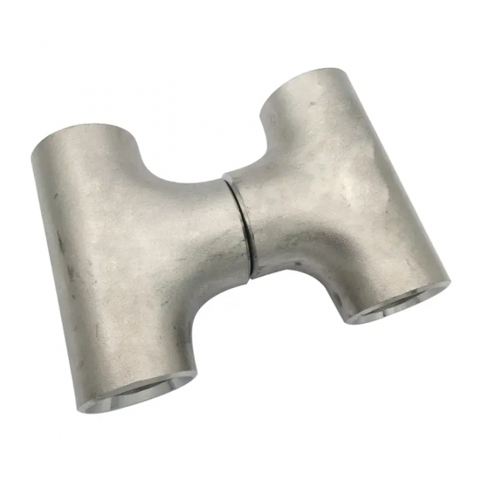 Equal/Reducing Tee Fittings Nickel Alloy Hastelloy 90/10 70/30 Tee Copper Nickel Fittings 2