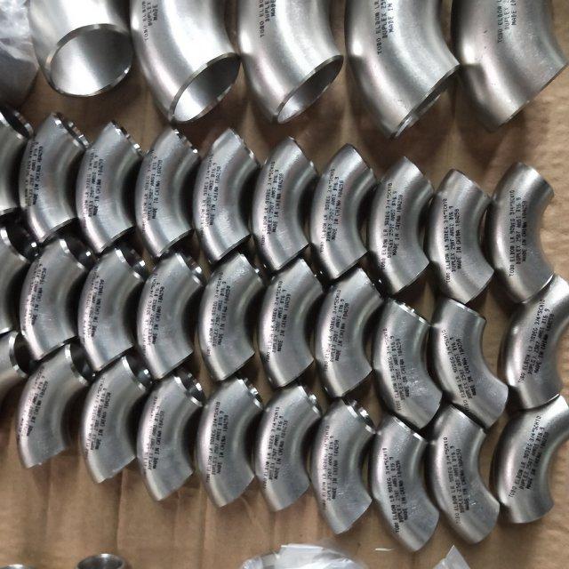 METAL B363-WPT12 SMLS LR BW ASME-B16.9 SCH80 1" Stainless Steel Pipe Fittings 90 Long Radius Degree Elbow 3