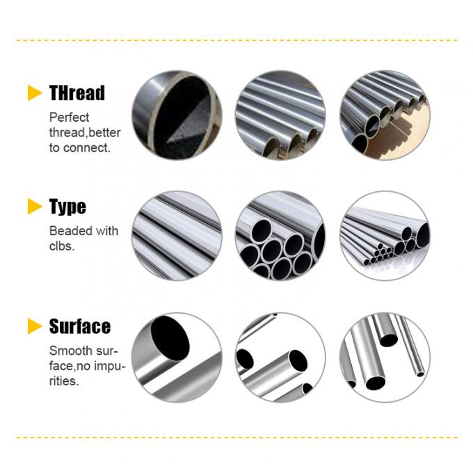 CuNi 90/10 Pipe ANSI B36.19 DN50 1.5MM ASTM B466 UNSCooper Nickel Seamless Steel Pipe 1