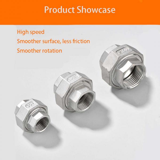 Metal CUNI Pipe Fittings Union UNS C71500 2 Inch ASME/ANSI B16.9 4