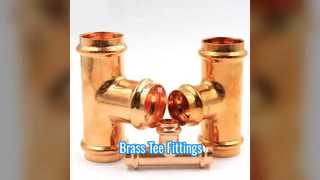 Coated Brass Tee Fittings Versatile & Durable