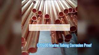 C70600 Copper Nickel Tube Custom Marine Grade Tubing