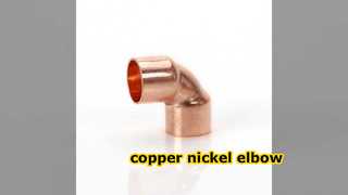 Copper Nickel Elbows Superior Corrosion Resistance for Marine Piping