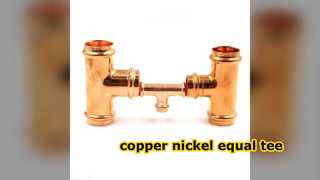 Copper-Nickel Equal Tees: Unmatched Seawater Corrosion Resistance for Reliable Marine Branch Connect