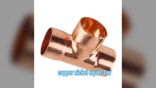 Copper-Nickel Tees – Superior Seawater Corrosion Resistance for Marine Piping