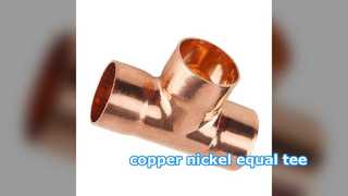 Copper-Nickel Equal Tees – Reliable Branch Connections for Marine Piping