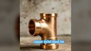 Copper-Nickel Equal Tees – Premium Seawater Corrosion Resistance