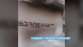 Copper Nickel Reducers – Reliable Diameter Transition with Superior Seawater Resistance