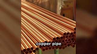 Copper Pipes: Durable and efficient for demanding industrial fluid transport.