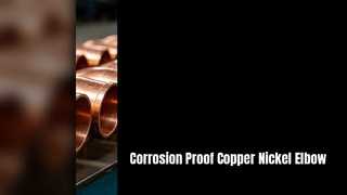 C70600 Copper Nickel 90 Degree Elbow Corrosion Resistant