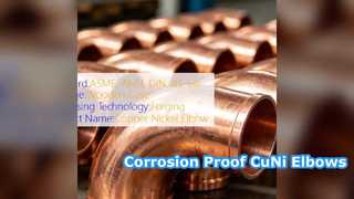 Offshore CuNi 90 10 Elbows Corrosion Proof Pipe Solutions