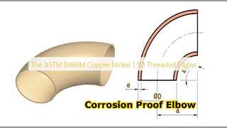 Copper Nickel 1.5D Elbow Corrosion Resistant
