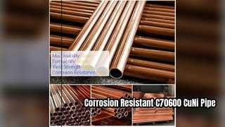 C70600 Copper Nickel Pipe High Tensile Corrosion Resistant
