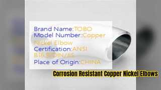 Durable Copper Nickel Elbow for Marine and Industrial Piping