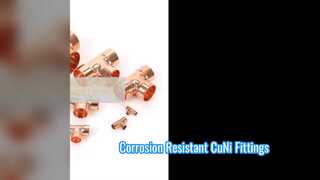 ASTM B466 C70600 CuNi 90 10 Equal Tee Marine Fittings