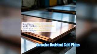Cupro Nickel 70 30 Plate C71500 for Heat Exchangers
