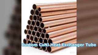 ASTM B466 CuNi 90/10 Heat Exchanger Tube Custom