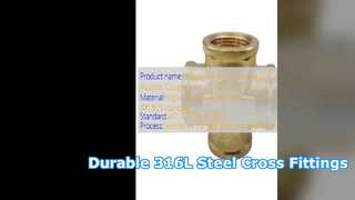 316L Stainless Steel Cross Pipe Fitting ASME B16 20