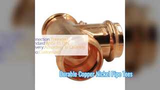 Durable Copper Nickel Equal Tee Pipe Fittings