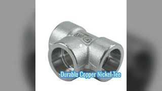 Weldable Copper Nickel Tee for Industrial Durability