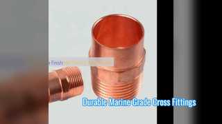 70 30 CuNi Forged Cross Fittings Marine Grade Solution
