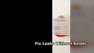 Fix Leaks Fast No Solder Brass Reducer Coupling