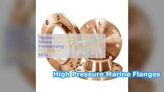 High Pressure Copper Nickel Weld Neck Flange ASME B165