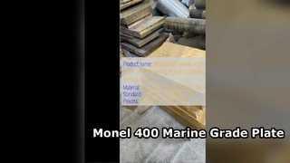 Monel 400 Marine Grade Nickel Copper Plate ASTM Standard