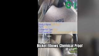 ISO Nickel Elbows Chemical Resistant
