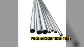 Custom Copper Nickel Tube High Precision ±0.1mm
