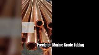 Custom Copper Nickel Tubing Tight Tolerance Marine Grade