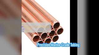 Precision Copper Nickel Tubing Custom Marine Grade Sizes