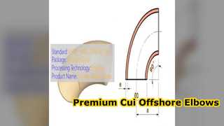 Durable Cui Seamless Elbows for Offshore Piping