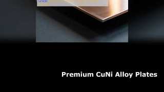 High Quality CuNi 90 10 and 70 30 Alloy Plates