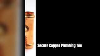Copper Press Tee Plumbing Fitting Secure Connection