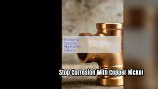 DN20 Copper Nickel C70600 Anti Corrosion Threaded Tee