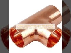 C70600 Copper Nickel Tee Corrosion Proof Pipe Solution