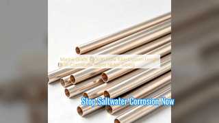 Marine Grade C70600 Copper Nickel Tubing Custom Lengths
