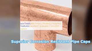 CuNi 90 10 C70600 Pipe Cap for Seawater Piping Systems