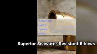 ASTM B466 C70600 90 10 CuNi Elbow for Seawater Systems