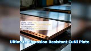 Cupro Nickel 70 30 Plate C71500 Corrosion Resistant Solution