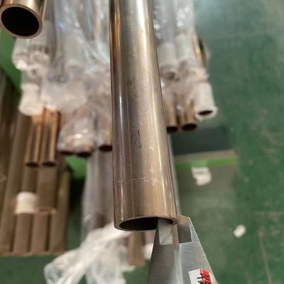 ASTM B466 CuNi 70/30 Copper Nickel Alloy Pipe C71500 Seamless for Marine Offshore
