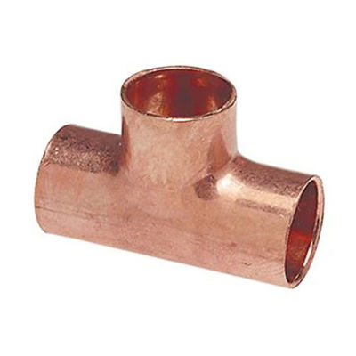 C70600 Copper Nickel Equal Tee Threaded Connection DN20 Corrosion Resistant Fitting