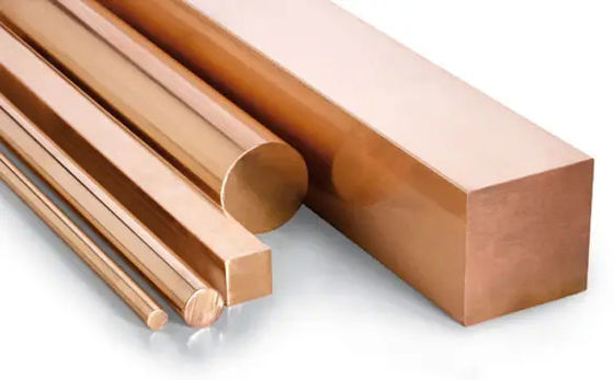 ASTM ASME SB111 Copper Nickel Bar Density 8.9g/cm3 Elongation 30% Min CuNi Rod