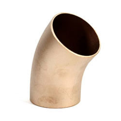 Copper Nickel Elbow ASTM B466 UNS C715000 Seamless  45 Degree