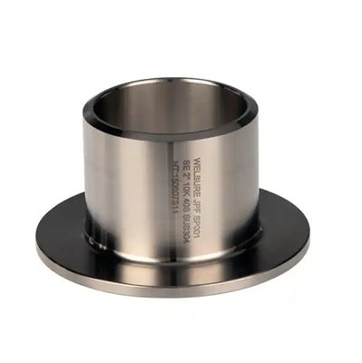 SS304 Lap Joint Stub End, Butt Weld Pipe Fitting for Corrosive Resistant Piping